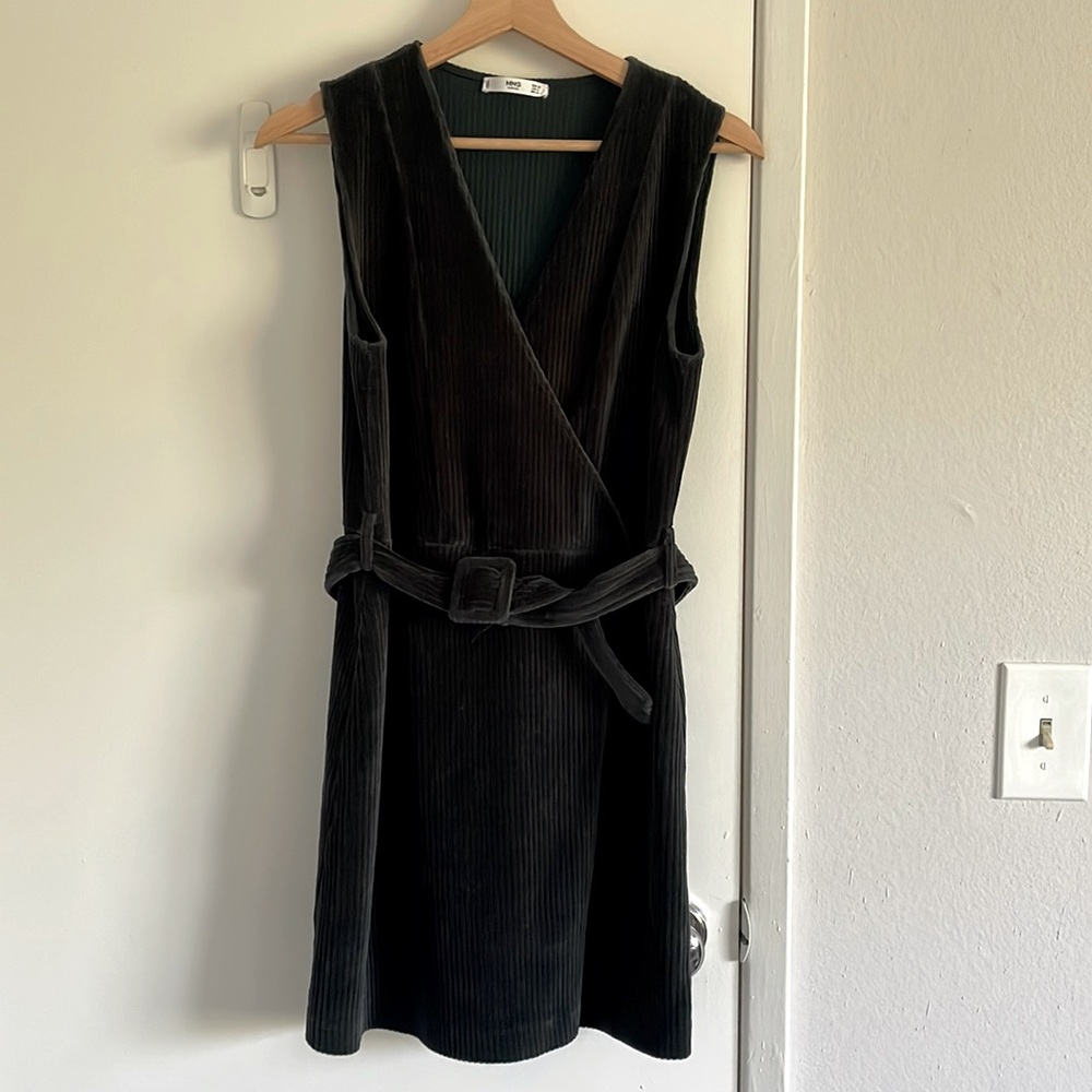 Green Velvet Dress